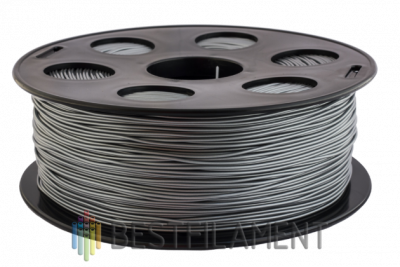 Серебристы металлик PLA пластик Bestfilament для 3D-принтеров 0,5 кг (1,75 мм)