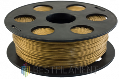 Золотистый металлик PLA пластик Bestfilament для 3D-принтеров 1 кг (1,75 мм)