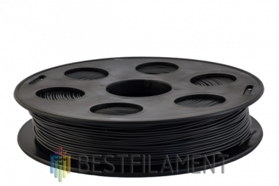 Черный BFGummy пластик Bestfilament для 3D-принтеров 0.5 кг (1,75 мм)
