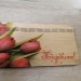 Купюрница подарочная Поздравляю (тюльпаны)